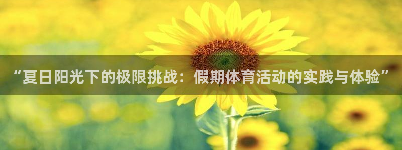 “夏日阳光下的极限挑战：假期体育活动的实践与体验”
