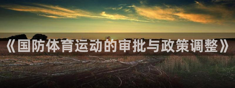 《国防体育运动的审批与政策调整》