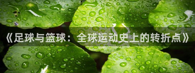 《足球与篮球：全球运动史上的转折点》