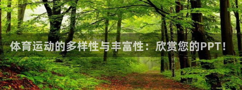 体育运动的多样性与丰富性：欣赏您的PPT！